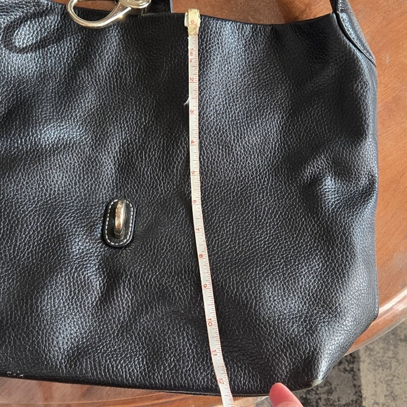 Dooney & Bourke Black and Gold Hobo Bag - Picture 7 of 8